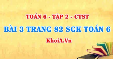 Bài 3 trang 82 SGK Toán 6 Tập 2 Chân trời sáng tạo